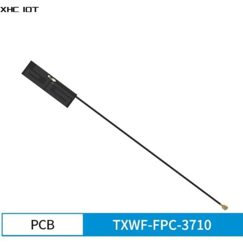 5PCs TXWF-FPC-3710 2.4GHz 5.8GHz 2W Flexible Built-in Antenna 2dBi IPEX Interface Small Size Omnidirectional Self-Adhesive FPC