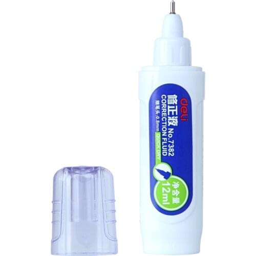 7382 correction fluid correction fluid 12ml steel head correction fluid learning office correction fluid