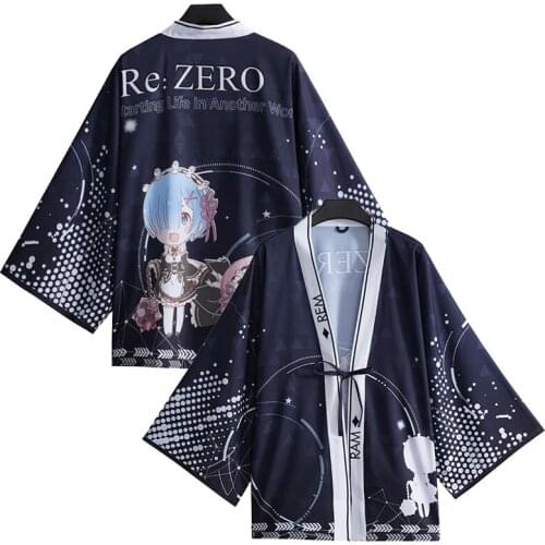 Brdwn Re:Life in a different world from zero Ram Rem Q ver China Official Authorization Cosplay Costume Haori Cape Cloak