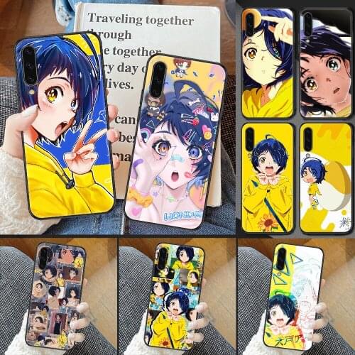 WONDER EGG PRIORITY Anime Phone case For Samsung Galaxy A 3 5 7 8 10 20 21 30 40 50 51 70 71 E S 2016 2018 4G black soft cover