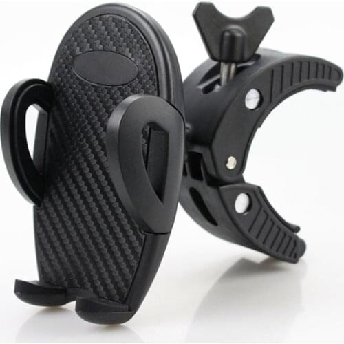Baby Stroller Cell Phone Holder 360 Degree Rotate Universal Clamp Pram Wheelchair Aeecssory Mount Bracket Bike Phone Stander