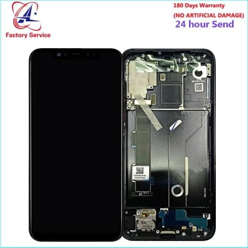 For Xiaomi Mi 8 LCD Screen Display+Touch Screen Digitizer Sensor Assembly Replacement With Frame For Xiaomi Mi8 M8 M1803E1A