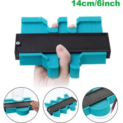 5/6inch Shape Contour Gauge Duplicator Profile Measuring Tool Contour Duplication Gauge Tiling Measuring Ruler Laminate Tool