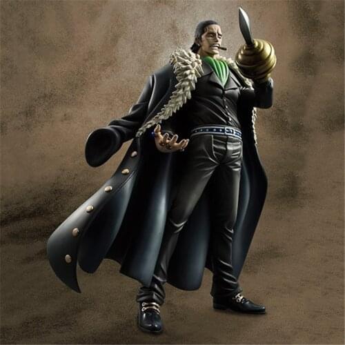 Anime One Piece Sir Crocodile GK PVC Action Figure Statue Collection Model Kids Toys Doll 26cm
