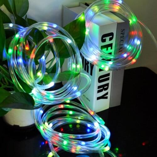 LED String Lights 10M RGB Rope Tube Strip Outdoor Waterproof Fairy Lights Smart Garland For Garden House Christmas Decoration