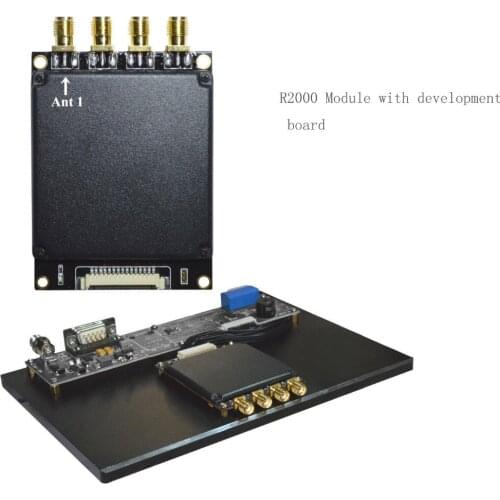 ISO18000-6c multi tags 4 Channel impinj fixed uhf rfid reader module with development board TCP/IP ethernet rs232 interface