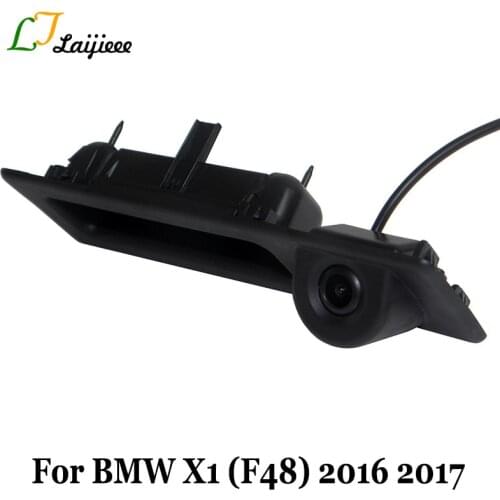 Car Trunk Handle Reverse Camera For BMW X1 F48 2016 2017 / Waterproof HD Wide Angle Auto Rear View Backup Reversing Camera