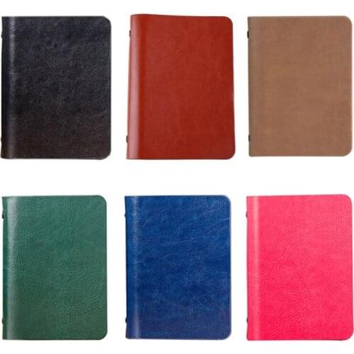 H05B A7 Pocket Loose-leaf Notebook Leather Cover Business Diary Memos Planner Notepad Note Book Agenda Organizer Gifts