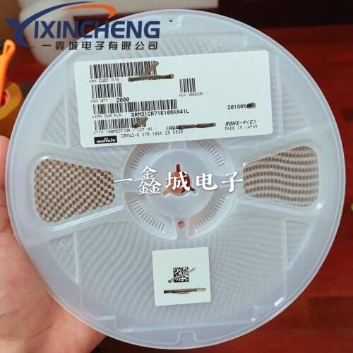 GRM31C5C2J332JWA3L SMD MLCC 1206 3.3nF(332) ±5% 630V Ceramic Capacitor GRM31CR71E106KA41L SMD MLCC 1206 10uF(106) ±10% 25V