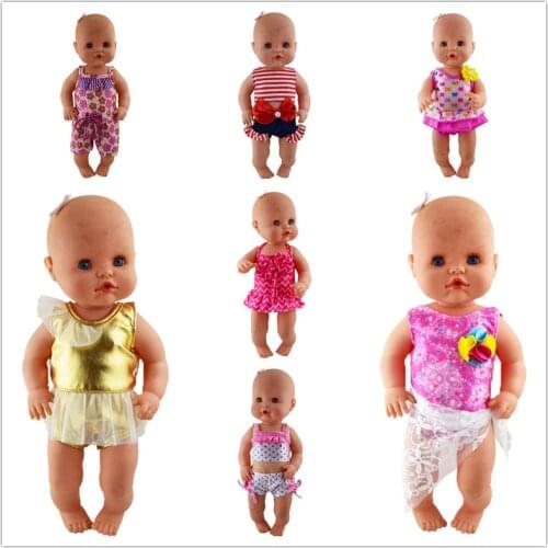 Swim Set Clothes Fit 42 cm Nenuco Doll Nenuco y su Hermanita Doll Accessories