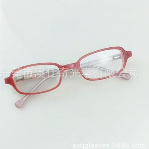 Pink Little Girl Cute Glasses Decorative Glasses Comfortable Eye Protection Plain Frame