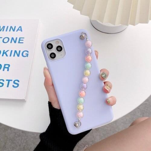 Colorful Pearl For OnePlus 7 8 Pro 6T 7T Soft TPU Bracelet Case