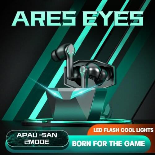 New Gaming Headphone TWS Wireless Bluetooth Earphone 65ms Low Latency Head Set In Ear Buds Noise Cancelling Earbuds for Gamer