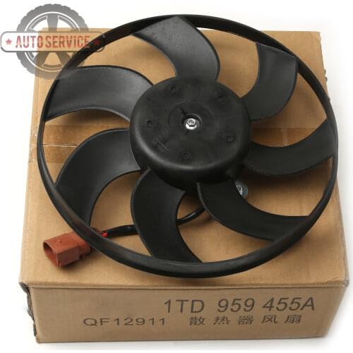 NEW 1K0959455DH Radiator Cooling Fan Assembly For VW Jetta Rabbit Golf GTI Passat B6 100 236 0050 Rated Power 200W 3C0 959 455 G