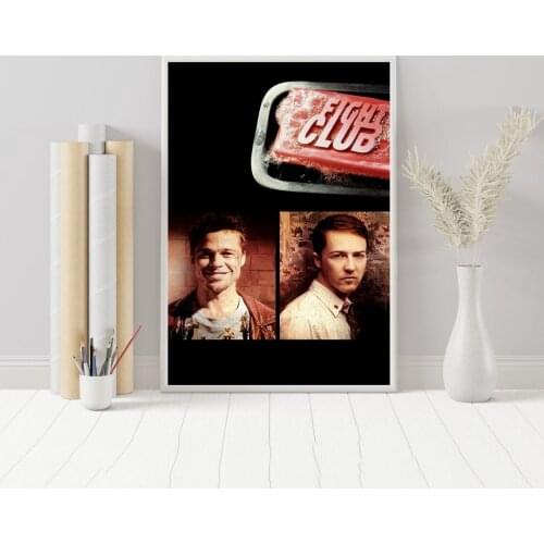 Fight Club Movie Poster Wall Painting Home Decoration ( No Frame )