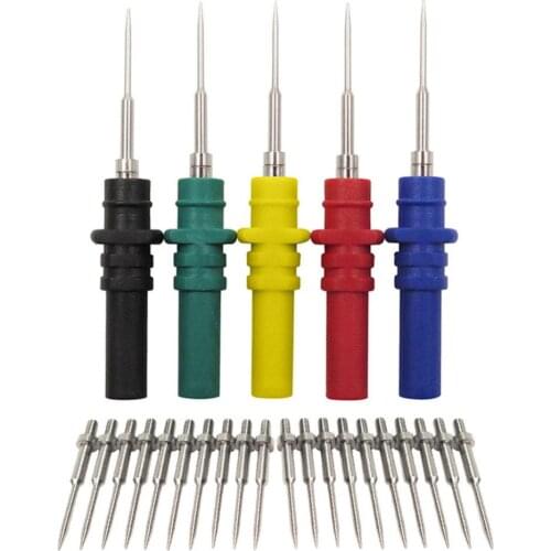 Hantek HT30A BNC to Dual Banana Head Test Line Leads Adapter + 5Pcs Back Probe