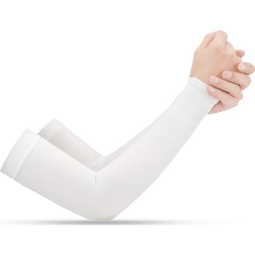 Outdoor Sports Ice Silk Sunscreen Unisex Sleeves Long Gloves Sun UV Protection X5XA