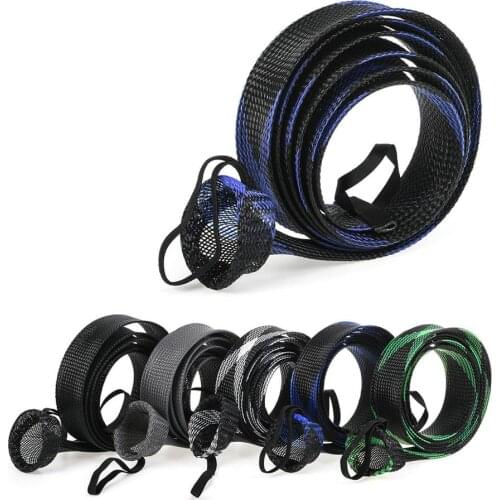 5pcs 1.9m Net Fishing Rod Protective Cover With Lanyard Protective Rod Set Fishing 35mm Fishing Rod Protection Net