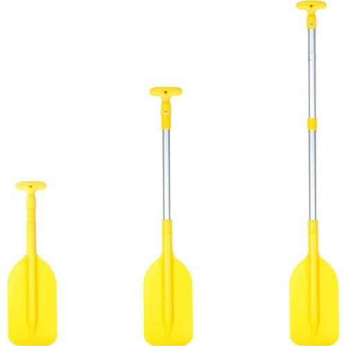 1Pc Orange Emergency Telescopic Paddle Portable Collapsible Adjustable Aluminum Alloy Oar Safety Boat Accessories Kayak Paddle