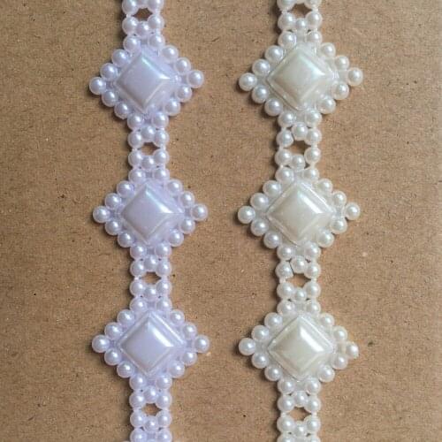 10 Meters/Roll 20mm flower Lace flat plastic beads Wedding decoration Home decoration VX33