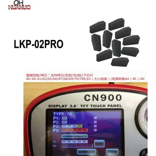 10 PCS/LOT, LKP-02PRO Car Key Chip for VVDI KYDZ Programmer Unlock/Program/Copy Unlimited 4D-60/61/62/65/66/67/68