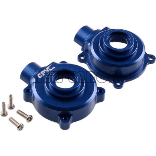 #3979 2Pc Aluminum Front/Rear Housings Differential Diff Gear Box RC Car Traxxas 1/10 4WD Monster Truck T-Maxx Trx3.3 49077-3