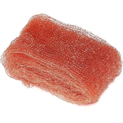 5 Inch Wild Use Knitted Copper Mesh Rodent Copper Wire Netting Mesh Net For Outdoor Garden