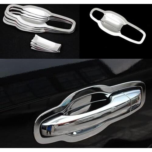 8Pcs/set Car Exterior Door Handle Bowl Cover Trim Car-styling Fit For DODGE Journey 2009-2014 Chrome ABS