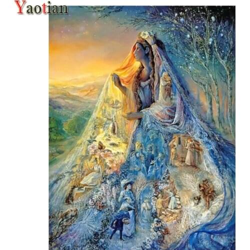 5D Diamond Painting Full Square Rhinestone Abstract European Woman Landscape Embroidery Sale Diamond Mosaic Home Decor Gift