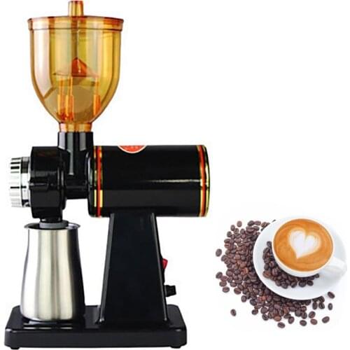 Automatic Coffee Bean Grinder Beans Anti-jump Stainless Steel Cup Household Small Commercial Grinder 8 Levels of Thickness