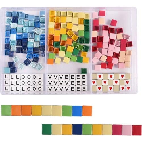 Letters hematite tila tile beads metal myuki bead heart diy large hole beeds for jewelry making beads vsco girl accessories