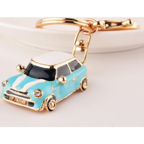 Hot sale Crystal Car Key Chain New metal Varied Key Holder Fashion Bag Charm Accessories Rhinestones Lovely Keychain