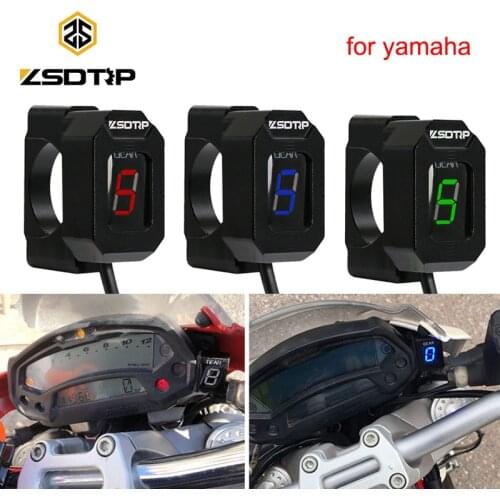 ZSDTRP Motorcycle Gear Indicator for Yamaha YZF-R1 R6 Fzh150 Xt660 Fz-16 FZ-S Fz1 Xvs950A Midnight Star Fz8 Fz6r Xv1900a 6 Level