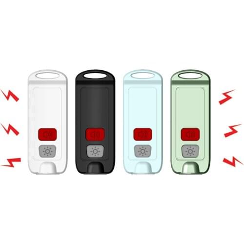 IP66 Waterproof Mini Personal Self-Defense Emergency Security Alarm 130dB Sound Built-in Chargeable Battery