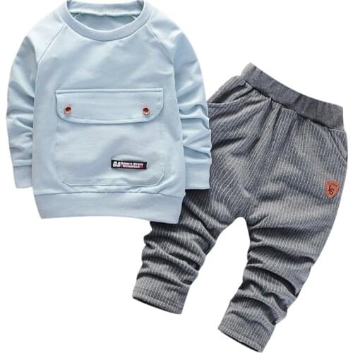 New Children Boys Girls Cotton Clothing Sets Fashion Baby Gentleman Jacket Pants 2Pcs/Sets Spring infant Toddler Tracksuits