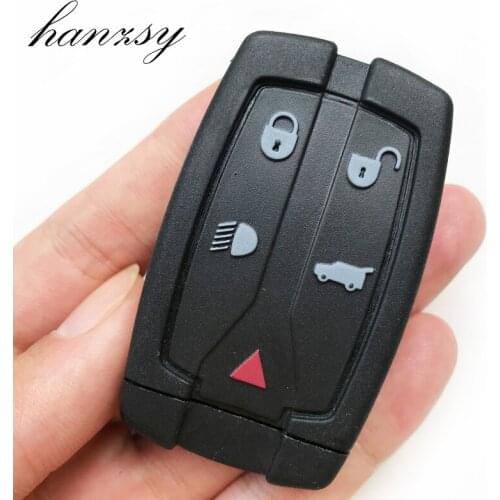 NEW 5 Buttons Smart Key shell Case For Land Rover Freelander 2 3 Replacement Car Remote Key Fob Cover