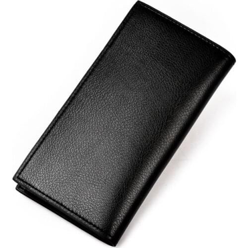 New Style Summer Mens Clutch Long Wallet Handbag Simple Fashion Large Capacity Wallet