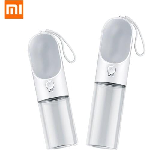 Xiaomi PETKIT Portable Pet Water Bottle Cup 300/400ML Dogs Travel Puppy Cat Drinking Bowl Outdoor Pet Water Dispenser