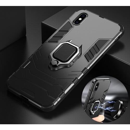 Shockproof Armor Case For iPhone XR X Xs Max 11 pro 12 mini Stand Holder Car Ring Phone Cover for iPhone 5 6 6S 6PLUS 7 8 plus
