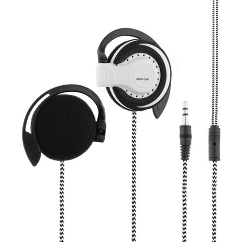 3.5mm Wired Gaming Headset On-Ear Sports Headphones Ear-hook 1.1 Meters Music Earphones for Smartphones Tablet Laptop Desktop PC