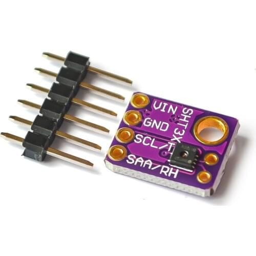 SHT31 Temperature SHT31-D Humidity Sensor Module Microcontroller IIC I2C Breakout Weather 3V 5V Compliant For Arduino
