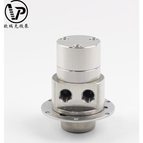 Static Sealing Material Ptfe Magnetic drive Gear Pump Head stainless food grade