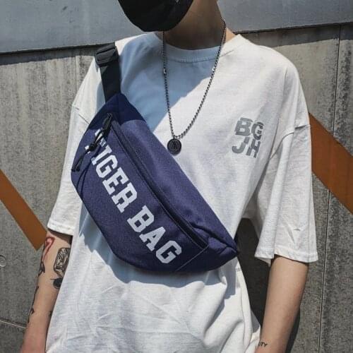 Casual Waist Bag Men 2020 Casual Chest Bag Nylon Fashion Fanny Pack Male Belt Pack Crossbody Bags Unisex Men Hip Waist Pack