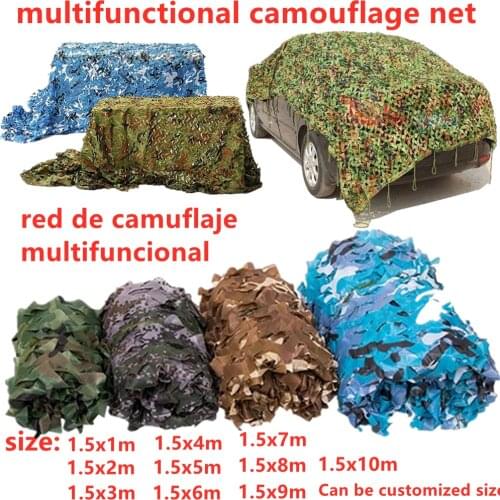 Military camouflage net, 4x7M&6x10M, 210D Oxford cloth net, awning, suitable for hunting grounds and garden decoration