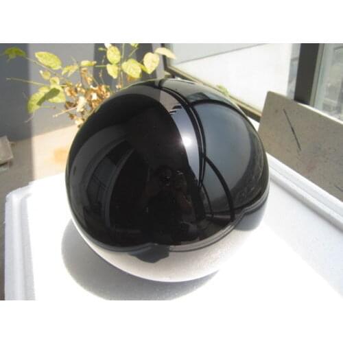 15800g(33.95 lb) Natural Obsidian Crystal Sphere Ball Healing