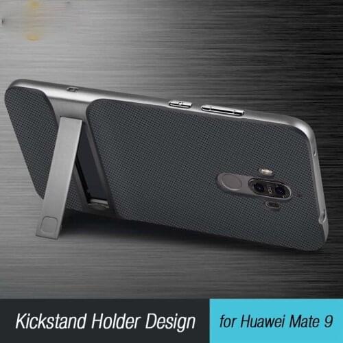 3D Kickstand Phone Cover for Huawei Mate 9 Case Silicone Cover TPU PC 360 Protective Carcasas Funda HuaweiMate9 Mate9 Back