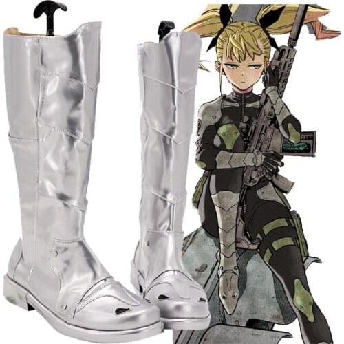 Anime Ahiro Mina Cosplay Boots Black Shoes Custom Made Any Size For Halloween Carnival Accessories