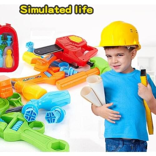 Child Boy Cute Simulation Repair Tool Set Assembling Educational Toy Kids Gift