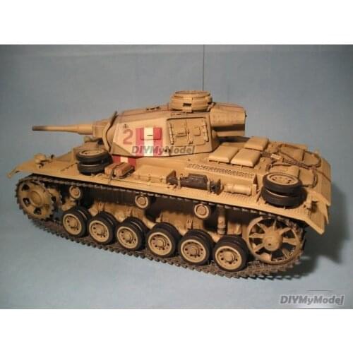 DIYMyModeI German type 3 J tank DIY Handcraft Paper Model KIT Handmade Toy Puzzles Gift Movie props