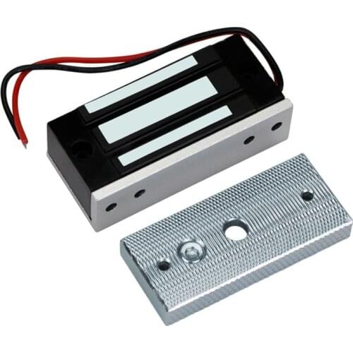 KINJOIN 12V 60kg Electronic Electric Magnetic Lock Fail Safe EM Locks Holding Force Electromagnetic For Door Entry Access